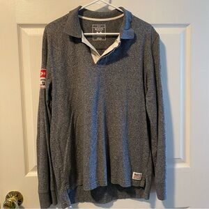Roots Gray Cotton Long Sleeve Rogers NHL Men's Size Medium